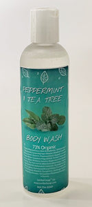 Peppermint & Tea Tree Body Wash 4 Ounces