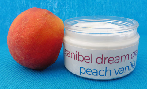 Image of Peach-Vanilla-Dream Cream-Sanibel-Soap